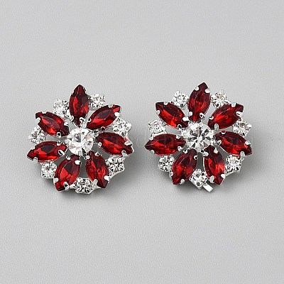 Ручки из горного хрусталя из сплава с 1 отверстием BUTT-WH0012-20-1