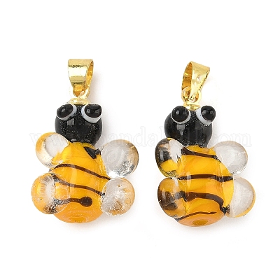 Подвески лэмпворк ручной работы LAMP-A009-01G-1