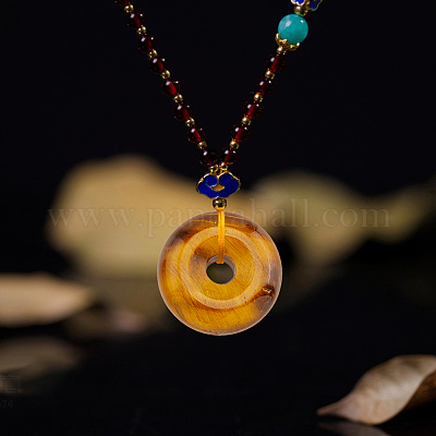 8 шт. 4 стиля европейских подвесок из натуральных драгоценных камней G-DC0001-35-1