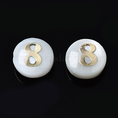 Бусины из натуральных пресноводных ракушек SHEL-N003-20-08-1