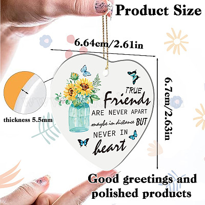 Подвесные украшения из печатного фарфора HJEW-WH0056-012-1