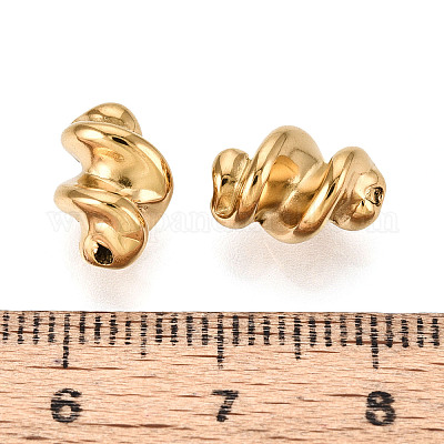 Гофрированные бусины из нержавеющей стали 304 с закручиванием STAS-T072-13B-G-1