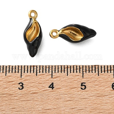 Подвески из нержавеющей стали 304 с эмалью STAS-B100-05G-1