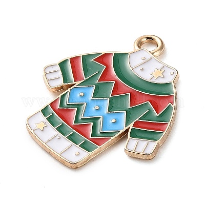 Подвески из эмали и сплава ENAM-B030-02G-03-1