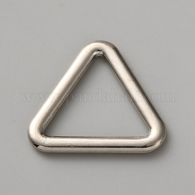 Треугольные сплавные соединительные кольца&nbsp;LS-FIND-WH20023-035P-1