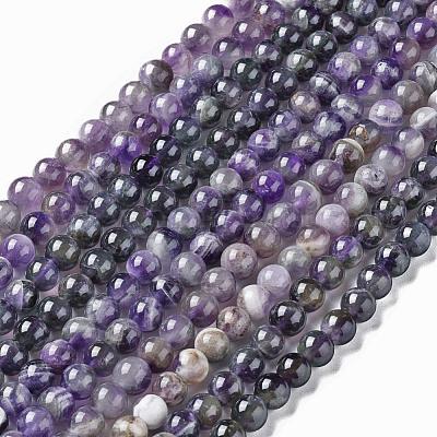 Природный аметист нитей бисера&nbsp;G-G779-05-1