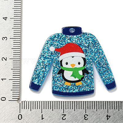 Рождественские акриловые подвески&nbsp;MACR-U005-02B-1