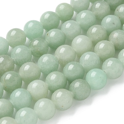 Естественный зеленый авантюрин бисер нитей G-F591-16-1