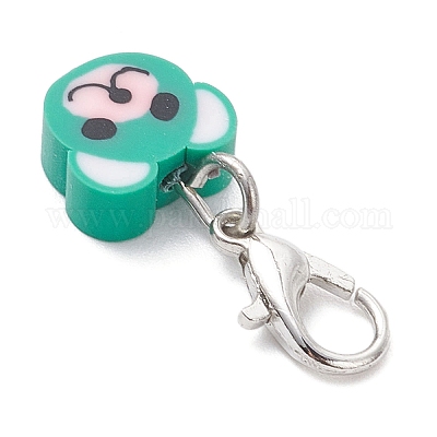 Кулон из полимерной глины ручной работы HJEW-JM04026-01-1