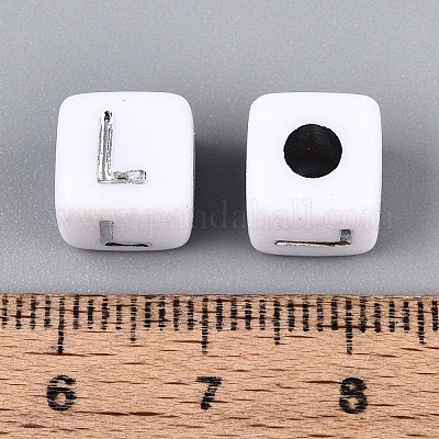 Непрозрачные акриловые бусины SACR-T035-03L-1