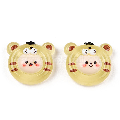 Непрозрачные кабошоны из смолы CRES-O006-02A-1