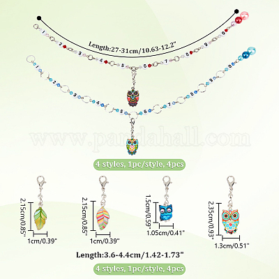 Наборы инструментов для вязания на тему совы своими руками HJEW-AB00741-1