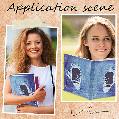 Обложки для книг из эластичного волокна AJEW-WH20020-032A-1