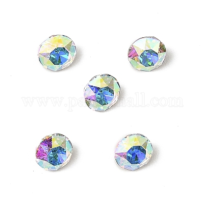 Стеклянные стразы кабошоны GLAA-A018-4mm-001AB-1