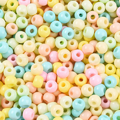 Выпечка краска стеклянные бусины SEED-N007-02B-1