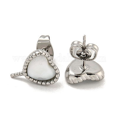 Латунь с фурнитурой для сережек-пусетов-ракушек KK-G490-04P-1