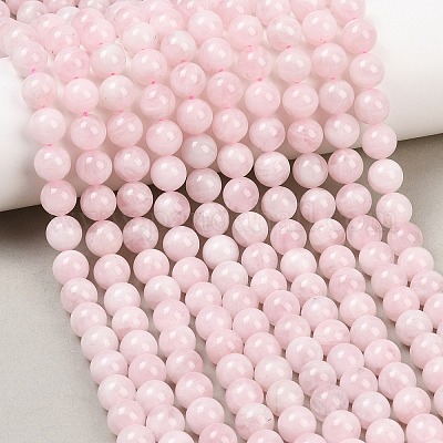 Нити из натурального мадагаскарского розового кварца розового цвета&nbsp;G-F641-01-B-1