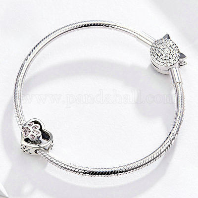 925 серебряный бисер STER-FF0013-01-1