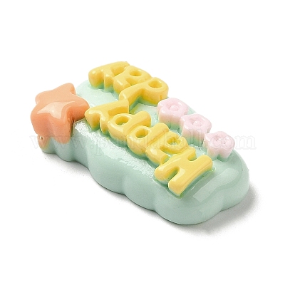 Непрозрачные кабошоны из смолы RESI-K026-01F-1