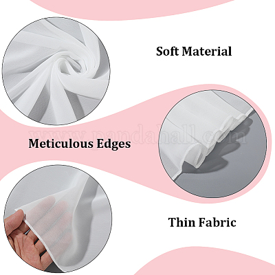 Шифоновая шаль для женщин AJEW-WH20077-042A-1