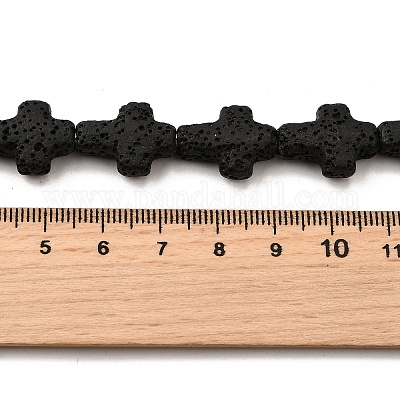 Бусы из натуральной лавы&nbsp;G-L498-E01-01E-1