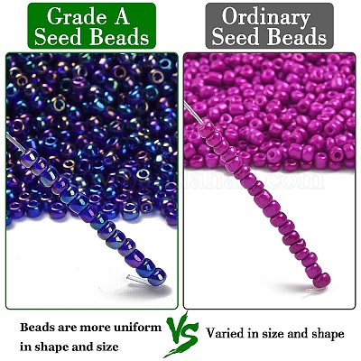 8/0 сорт круглый бисер стеклянный SEED-Q010-3mm-F544-1