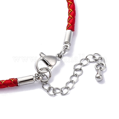 Изготовление плетеных браслетов из полиэфирного шнура MAK-Z003-01P-01-1