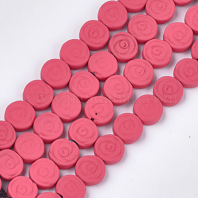 Окрашенного распылением немагнитных синтетических нитей гематита бусы G-T116-24-12-1