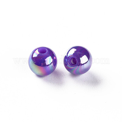 Непрозрачные акриловые бусины MACR-S370-D8mm-31-1