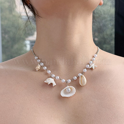 Женские ожерелья из натуральной ракушки FS-WGC0530-01-1