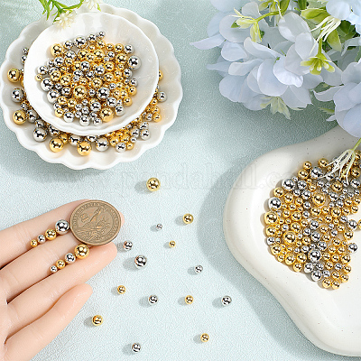 6 набор пластиковых бусин 2 цветов FIND-SC0012-14-1