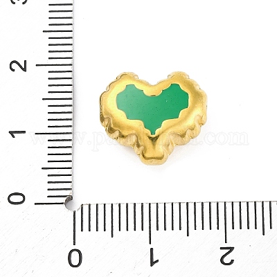 Эмалированные бусины из нержавеющей стали 304 STAS-B085-06G-06-1