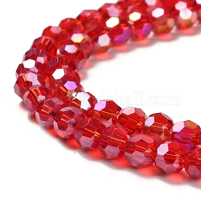 Прозрачные стеклянные бусины EGLA-A035-T6mm-B07-1