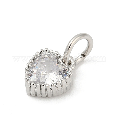 Латунные микро проложить кубического циркония подвески KK-H204-01P-05-1