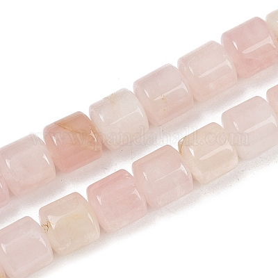 Природного розового кварца нитей бисера G-G275-D09-10x10mm-1