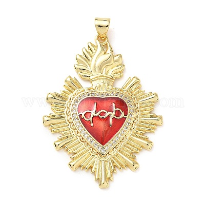 Латунные микро проложить кубического циркония подвески KK-I379-03G-G-1