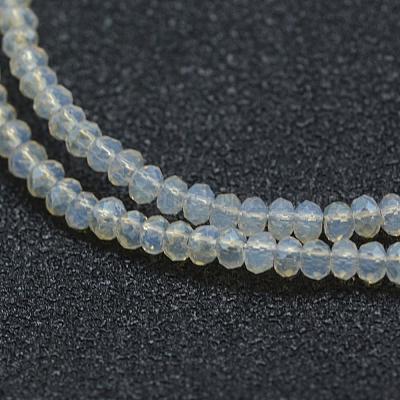 Стеклянные бусины с гальваническим покрытием  EGLA-J144-PL-C10-1