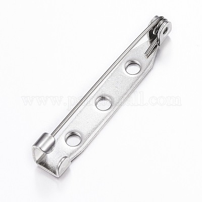 Наборы фурнитуры для брошей из нержавеющей стали 304 STAS-G137-53P-1