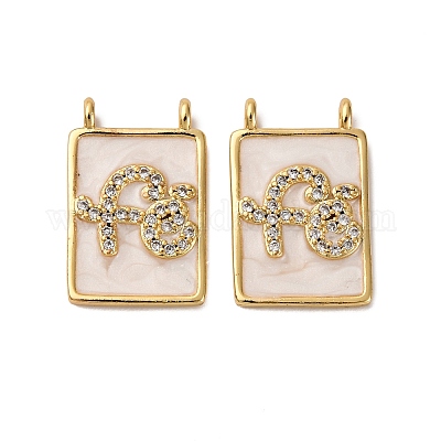 Латунные микро проложить кубического циркония подвески KK-D390-27G-01-1