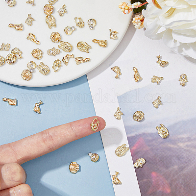 Кабошоны сплава 96шт 8 стиля MRMJ-HY0002-24-1