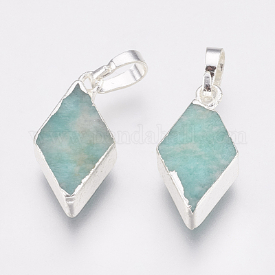 Природные подвески амазонит KK-G343-17-1