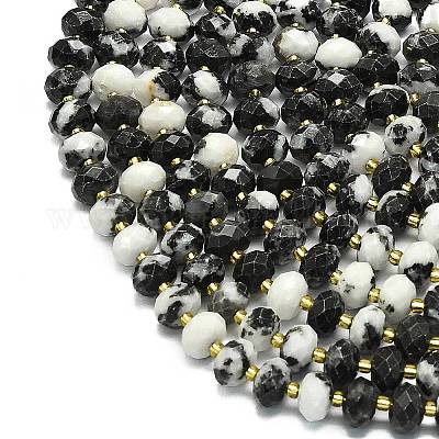 Природные австралия зебра яшма бусы пряди G-P573-A51-01-1