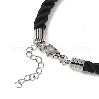 Изготовление ожерелья из нейлонового витого шнура толщиной 5 мм FIND-G096-01P-31-1