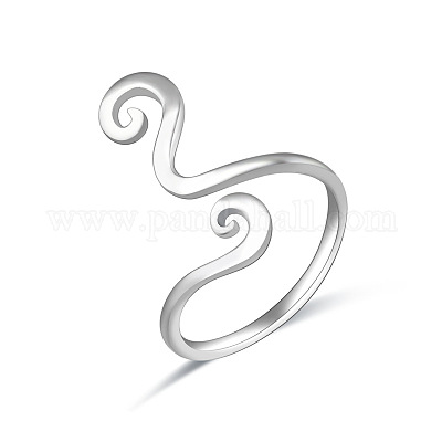 Регулируемые длинные кольца для пальцев ног из латунной витой проволоки в стиле бохо FS-WG2F3DA-02-1