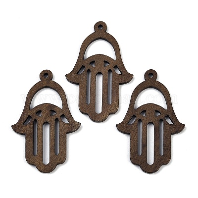 Подвески из орехового дерева WOOD-A025-16-1