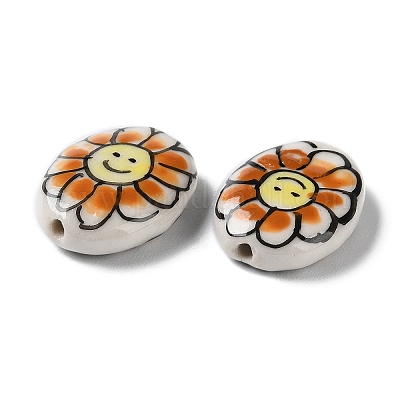 Фарфоровые бусины ручной работы PORC-G011-04A-1