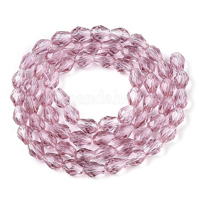 Прозрачные стеклянные бусины&nbsp;LS-EGLA-N013-T4mm-D02-1