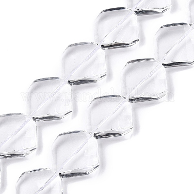 Прозрачные стеклянные бусины&nbsp;GLAA-N001-50-1