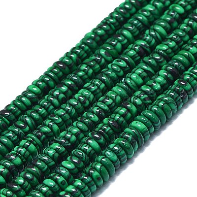 Synthetik Malachit Perlen Stränge&nbsp;G-K245-B01-02-1