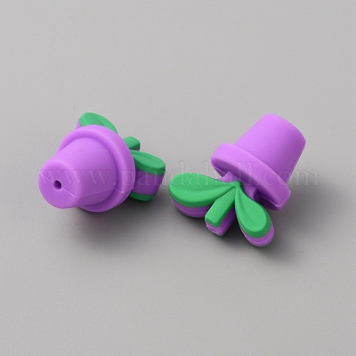 Горшок для листьев пищевой экологически чистый силиконовый шарик SIL-WH0014-18H-1